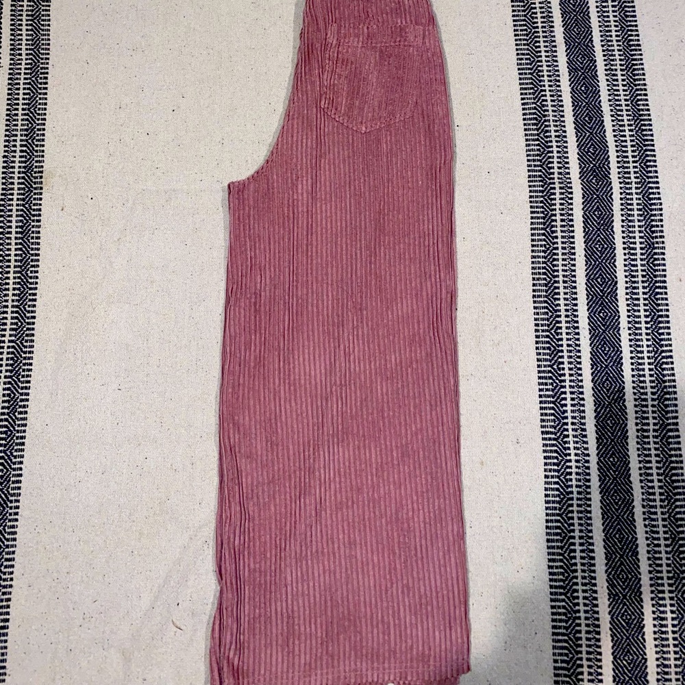 Native Youth wide leg high waisted corduroy pants.